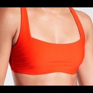 NWT Athleta Square Neck Bra Cup Bikini Top